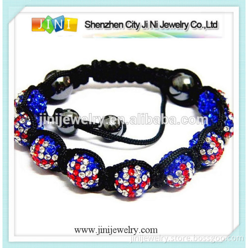 union jack shamballa bracelet